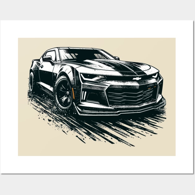 Chevy Camaro Wall Art by Vehicles-Art